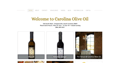 Desktop Screenshot of carolinaoliveoil.com